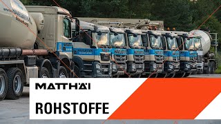 Rohstoffe bei MATTHÄI  Havelbeton in Oranienburg [upl. by Bondie]