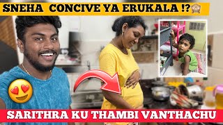 🙈 SNEHA Conceive Ya  தங்கச்சி வர Poguthu 😍  JeSuFamily [upl. by Walling520]