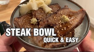 Late Night Steak Bowl  How a Few Condiments Can Change the Game [upl. by Iturhs109]