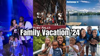 Travel Vlog  Chattanooga Tn  Ruby Falls  Family Vacay ‘24 [upl. by Fantasia]