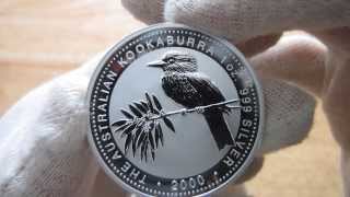 HD 2000 Australian Kookaburra  1 oz Silver Coin  Perth Mint [upl. by Nido]