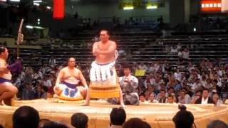 Sumo Wrestler Yokozuna Hakuho ritual dance [upl. by Schouten]