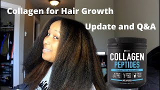 Collagen for Hair Growth Update and QampA HIGHLY REQUESTED [upl. by Anaitat]