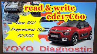 New ECU Programmer CGFC200  read amp write edc17C60 automatic checksum correction [upl. by Enyawud]