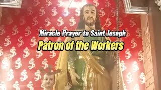 Miracle Prayer to Saint Joseph patron of the workers saintjoseph sanjose workers fyp prayer [upl. by Kippie]