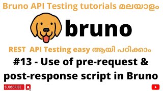 13  prerequest amp postresponse script  REST API Testing tutorials for Beginners  Malayalam [upl. by Launcelot922]