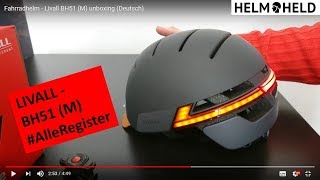 Fahrradhelm  Livall BH51 M unboxing Deutsch  powered by helmheldde [upl. by Voletta]