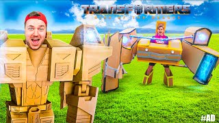 BOX FORT TRANSFORMERS BATTLE ROYALE Bumble Bee Optimus Primal Rise Of The Beasts [upl. by Amikehs]