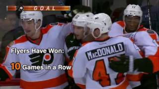 Every Goal of the Flyers 10Game Winning Streak 2016 [upl. by Stirling]