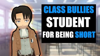 Entire Class LAUGHS at a NEW SHORT STUDENT  What Happens is Shocking [upl. by Hurlbut]