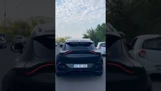 Aston Martin Dbx 707 car carsounds [upl. by Enelyad377]