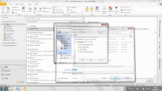 Exporting your Outlook file folders emails contacts etc [upl. by Allmon]