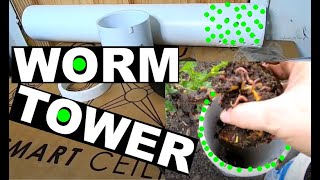 How To Make An Easy DIY Worm Compost Tower In Your Garden [upl. by Nikos]