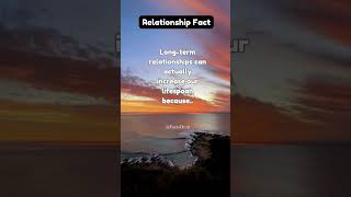 Why long term relationship increase lifespan 💕🌹 love facts viral shorts [upl. by Leyla792]