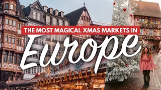 ARE THESE THE BEST CHRISTMAS MARKETS IN EUROPE  44 Magical European Xmas Markets to Visit [upl. by Akinas]