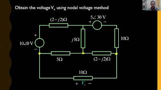 Lec 4 Node Voltage method with independent and dependent sources [upl. by Adaurd]