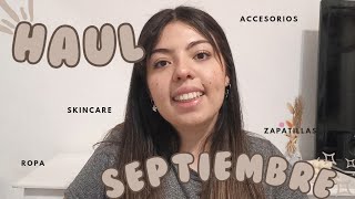 🌼HAUL acumulado de SEPTIEMBRE🌼 ropa skincare zapatillas amp más✨️ [upl. by Aisul]