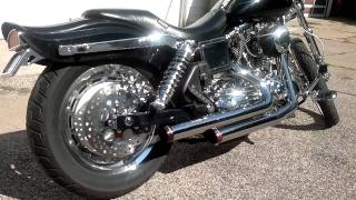 The Perfect Harley Dyna Low Rider Rinehart Staggered Cyclerama 100100 95quot [upl. by Kimbell]