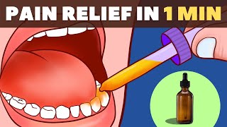 Tooth pain relief in a minute  Best home remedies for toothache [upl. by Llerraj]