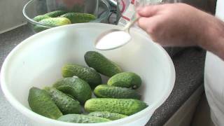 How to pickle gherkins [upl. by Aneleasor]