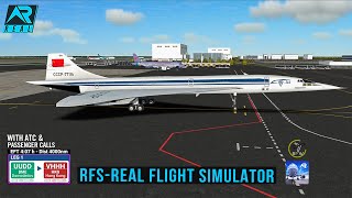 RFS  Real Flight Simulator Moscow to Hong Kong Full FlightConcordeAeroflotFullHD [upl. by Pearlman]