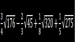34 √17623 √4518 √32015 √275 descomposicion de raices operaciones extraccion de factores [upl. by Tihor]