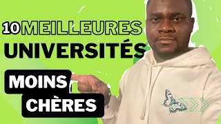 UNIVERSITÉS MOINS CHÈRES POUR MASTER AU CANADA 🇨🇦 [upl. by Atinek]