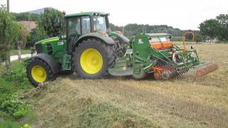 JOHN DEERE 6930  Amazone Ad 3000 [upl. by Asilehs120]