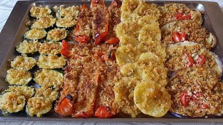 VERDURE GRATINATE AL FORNO FAVOLOSE ZUCCHINEPATATEMELANZANEPEPERONI  CRISPY VEGETABLES [upl. by Emilio]