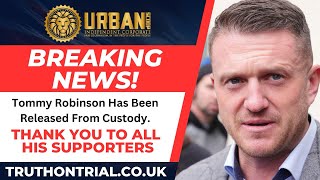 Tommy Robinson Released From Custody [upl. by Latouche]