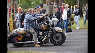 BIKER RALLY AT GIBTOWN BIKE WEEK 1132024 [upl. by Leaper]