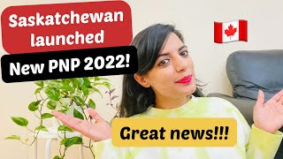 Good News Saskatchewan launched new PNP 2022  SINP Tech Talent Pathway [upl. by Menides]