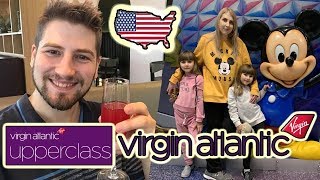 Flying Virgin Atlantic Upper Class from Gatwick to Orlando [upl. by Gamaliel]