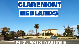 Driving in Perth  CLAREMONT  NEDLANDS  Western Australia [upl. by Kinna]