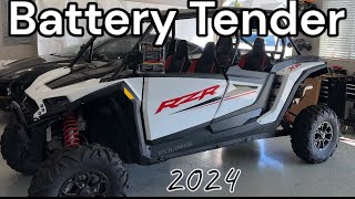 Polaris RZR Battery Minder  Builtin Feature 2024 RZR XP 4 1000 [upl. by Tennos]