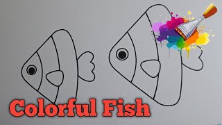 How to Color Fish A Bright Colored Fish [upl. by Hinze546]