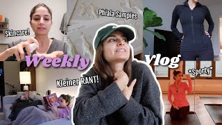 Skincare Routine kleiner Rant Phiala Samples Sport ampampamp  WEEKLY VLOG [upl. by Starr]