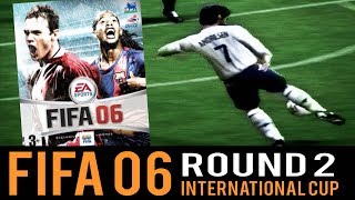 Fifa 06 Playstation 2 HD Gameplay International 2 Round [upl. by Melloney516]