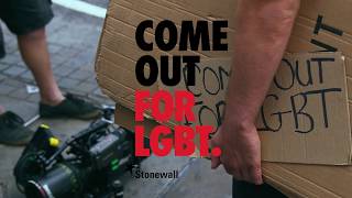 Stonewall  ComeOutForLGBT  Behind the scenes [upl. by Remsen345]