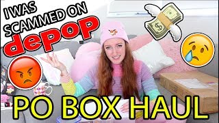 I GOT SCAMMED ON DEPOP  PO Box Haul amp Unboxing Pretty Pastel Parcels 2 [upl. by Lanta]