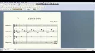 Lavender Town Theme Bb Trumpet Quartet [upl. by Airres]