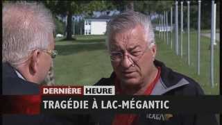 Tragédie à LacMégantic  tristesse et colère dun résident [upl. by Nawuq21]