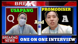 USAPANG PROMODISER One on One interview with Albert By Kapatiran [upl. by Cinimod]