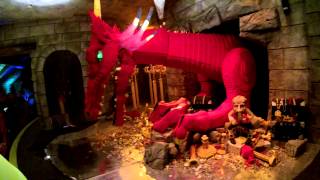 The Dragon Roller Coaster Full On Ride HD POV  Legoland Windsor Resort [upl. by Key]