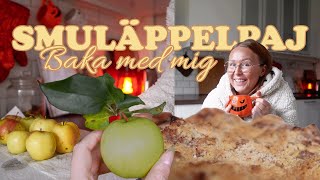 BAKA SMULÄPPELPAJ MED MIG 🍎 [upl. by Nilac]