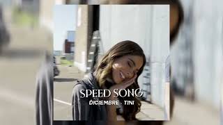 Speed song  Diciembre TINI💘 [upl. by Jim]