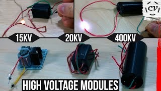 High Voltage Modules Comparison 15KV 20KV 400KV [upl. by Peckham]