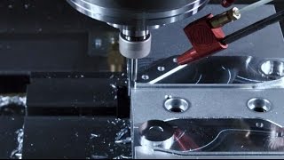 Haas VF 2SS CNC Mill Cutting Demo [upl. by Enirol]