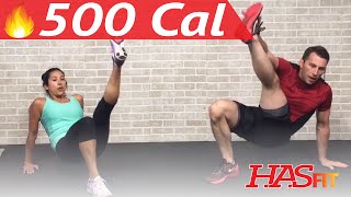 30 Min HIIT Workout for Fat Loss  High Intensity Interval Training with Weights at Home Women amp Men [upl. by Suolkcin]