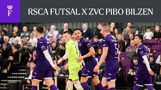 HIGHLIGHTS Belgian Cup RSCA Futsal  ZVC Pibo Bilzen  20232024 [upl. by Judy]